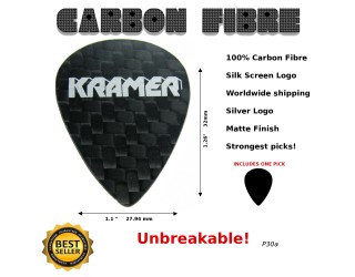 Kramer Guitar Pick Carbon Fibre Guitar Pick P30A